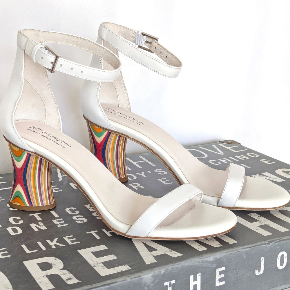 Jeffery Campbell For Anthropologie Leather  Heels - Picture 4 of 11
